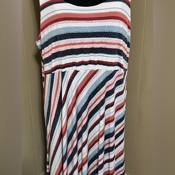 Maurice’s Striped Sleeveless Dress Size 2X Pockets Casual Summer - Picture 6 of 8